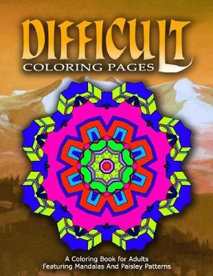 Book cover for DIFFICULT COLORING PAGES - Vol.2