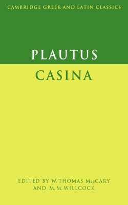 Book cover for Plautus: Casina