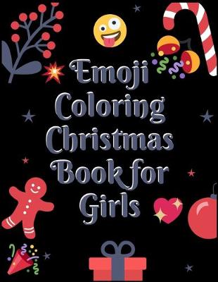 Book cover for Emoji Coloring Book for Girls