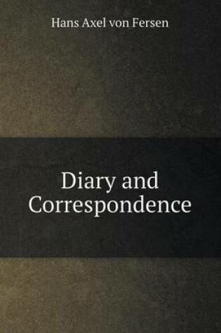 Cover of Diary and Correspondence