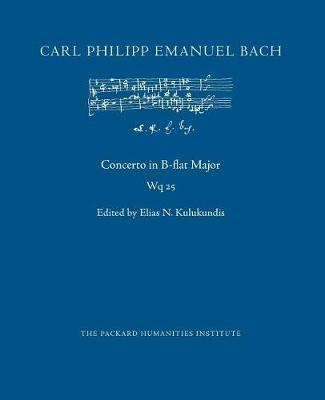 Book cover for Concerto in B-flat Major, Wq 25