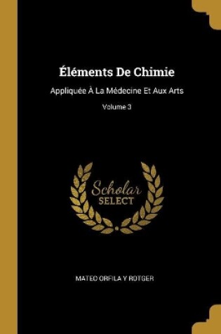 Cover of Éléments De Chimie