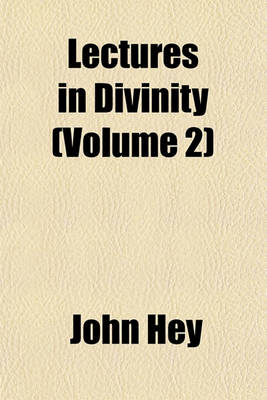 Book cover for Lectures in Divinity (Volume 2)