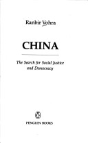 Book cover for China