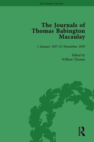 Cover of The Journals of Thomas Babington Macaulay Vol 5