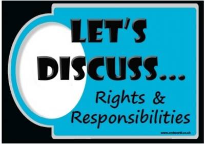 Book cover for Lets Discuss Rights and Responsibilities Cards