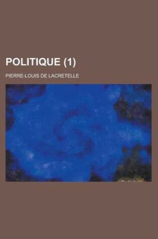 Cover of Politique (1)