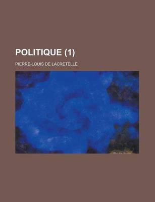 Book cover for Politique (1)