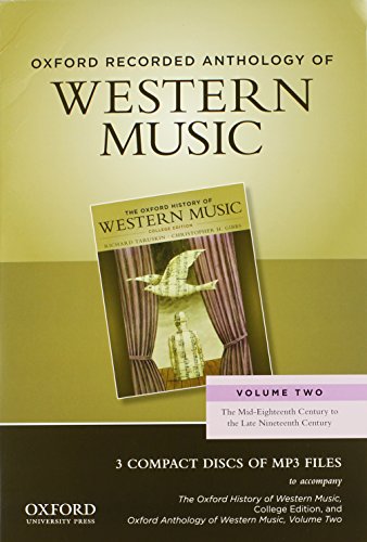 Book cover for Oxford Recorded Anthology of Western Music