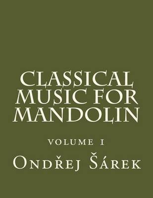 Book cover for Classical music for Mandolin
