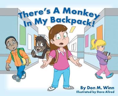 Book cover for There's a Monkey in My Backpack!