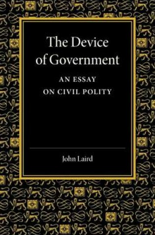 Cover of The Device of Government