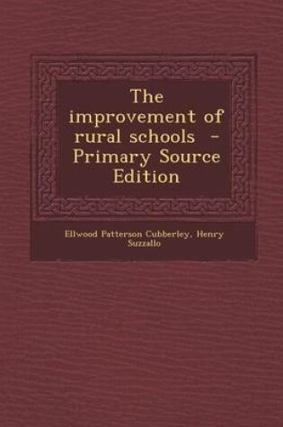 Cover of Improvement of Rural Schools