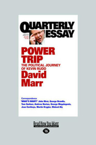 Cover of Quarterly Essay 38