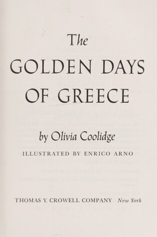 Cover of The Golden Days of Greece