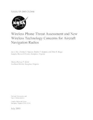 Book cover for Wireless Phone Threat Assessment and New Wireless Technology Concerns for Aircraft Navigation Radios