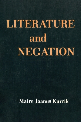 Book cover for Literature and Negation