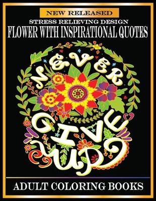 Book cover for Flower With Inspirational Quotes