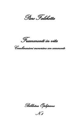 Book cover for Frammenti in vita