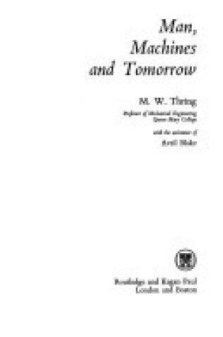 Cover of Man, Machines and Tomorrow