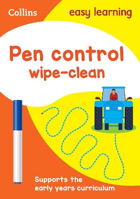 Book cover for Pen Control Age 3-5 Wipe Clean Activity Book
