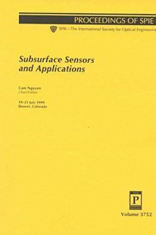 Cover of Subsurface Sensors and Applications