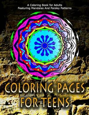 Book cover for COLORING PAGES FOR TEENS - Vol.7