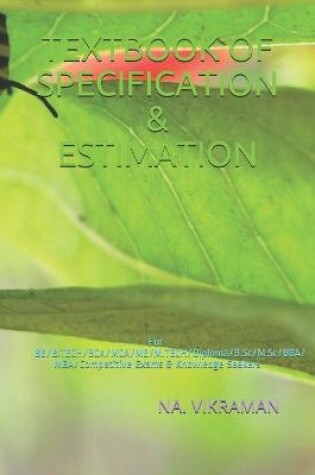 Cover of Textbook of Specification & Estimation