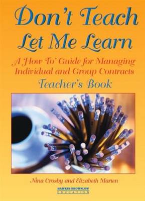 Book cover for Don't Teach! Let Me Learn Teacher's Book