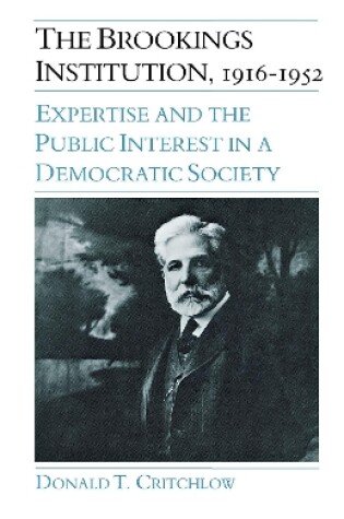 Cover of The Brookings Institution, 1916–1952