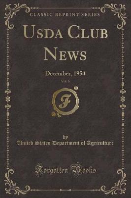 Book cover for USDA Club News, Vol. 6