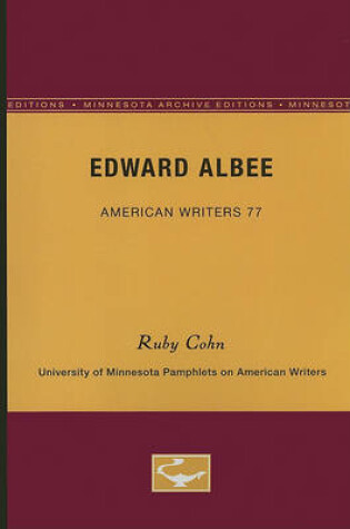 Cover of Edward Albee - American Writers 77