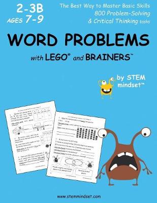 Book cover for Word Problems with Lego and Brainers Grades 2-3b Ages 7-9