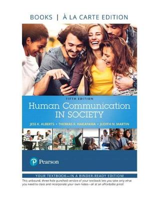 Book cover for Human Communication in Society -- Loose-Leaf Edition