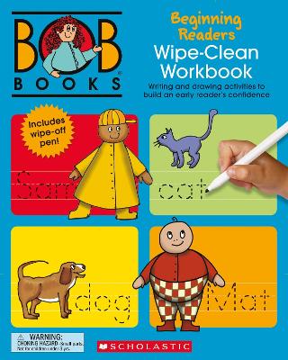 Book cover for Bob Books: Beginning Readers Wipe-Clean Workbook