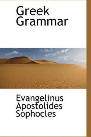 Cover of Greek Grammar