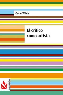 Cover of El cr�tico como artista