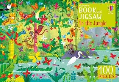 Book cover for Usborne Book and Jigsaw In the Jungle