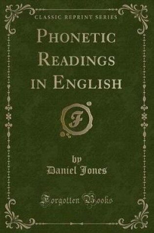 Cover of Phonetic Readings in English (Classic Reprint)