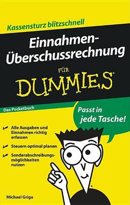 Cover of Einnahmenuberschussrechnung fur Dummies Das Pocketbuch