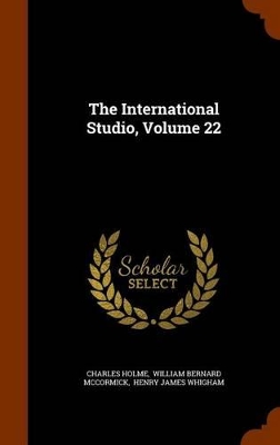 Book cover for The International Studio, Volume 22