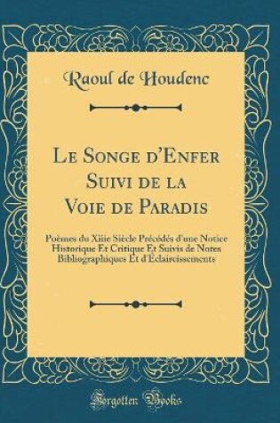 Cover of Le Songe d'Enfer Suivi de la Voie de Paradis