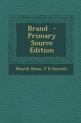 Cover of Brand - Primary Source Edition