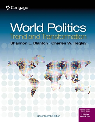 Book cover for Mindtap for Blanton/Kegley's World Politics: Trend and Transformation, 1 Term Printed Access Card