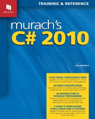 Book cover for Murach's C# 2010