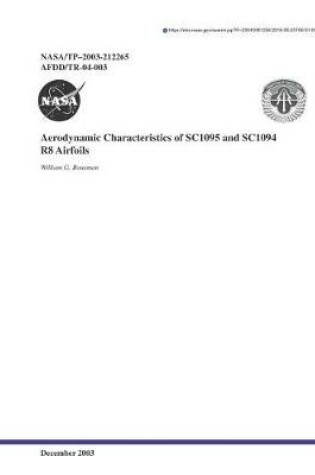 Cover of Aerodynamic Characteristics of Sc1095 and Sc1094 R8 Airfoils