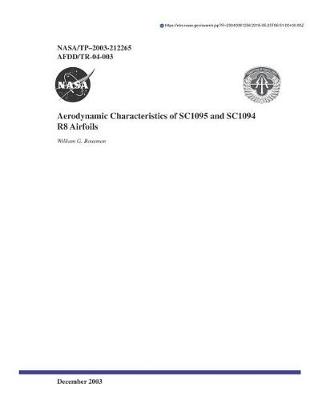 Book cover for Aerodynamic Characteristics of Sc1095 and Sc1094 R8 Airfoils