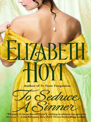 Book cover for To Seduce a Sinner