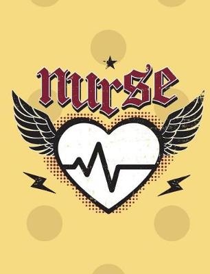 Book cover for Nurse Heart Composition Notebook