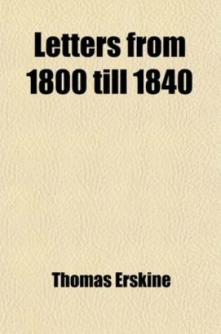 Cover of Letters from 1800 Till 1840